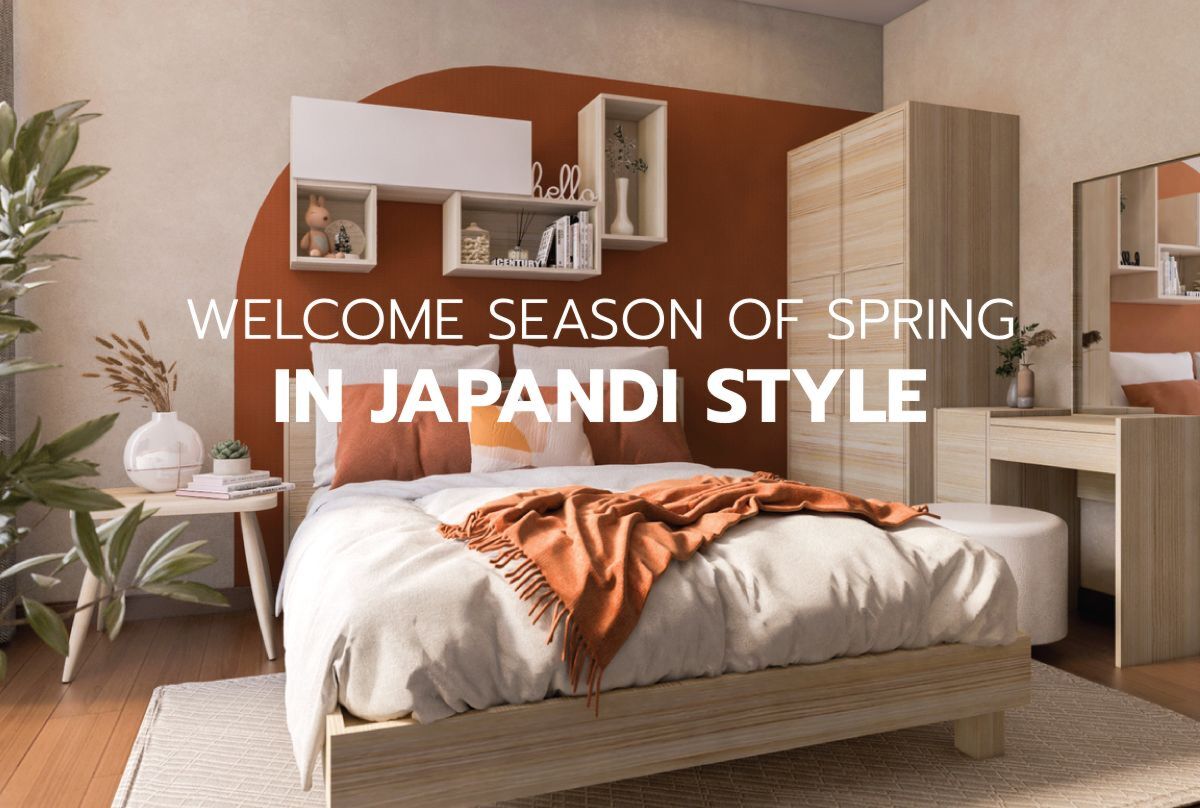 Welcome Season of spring in Japandi style.