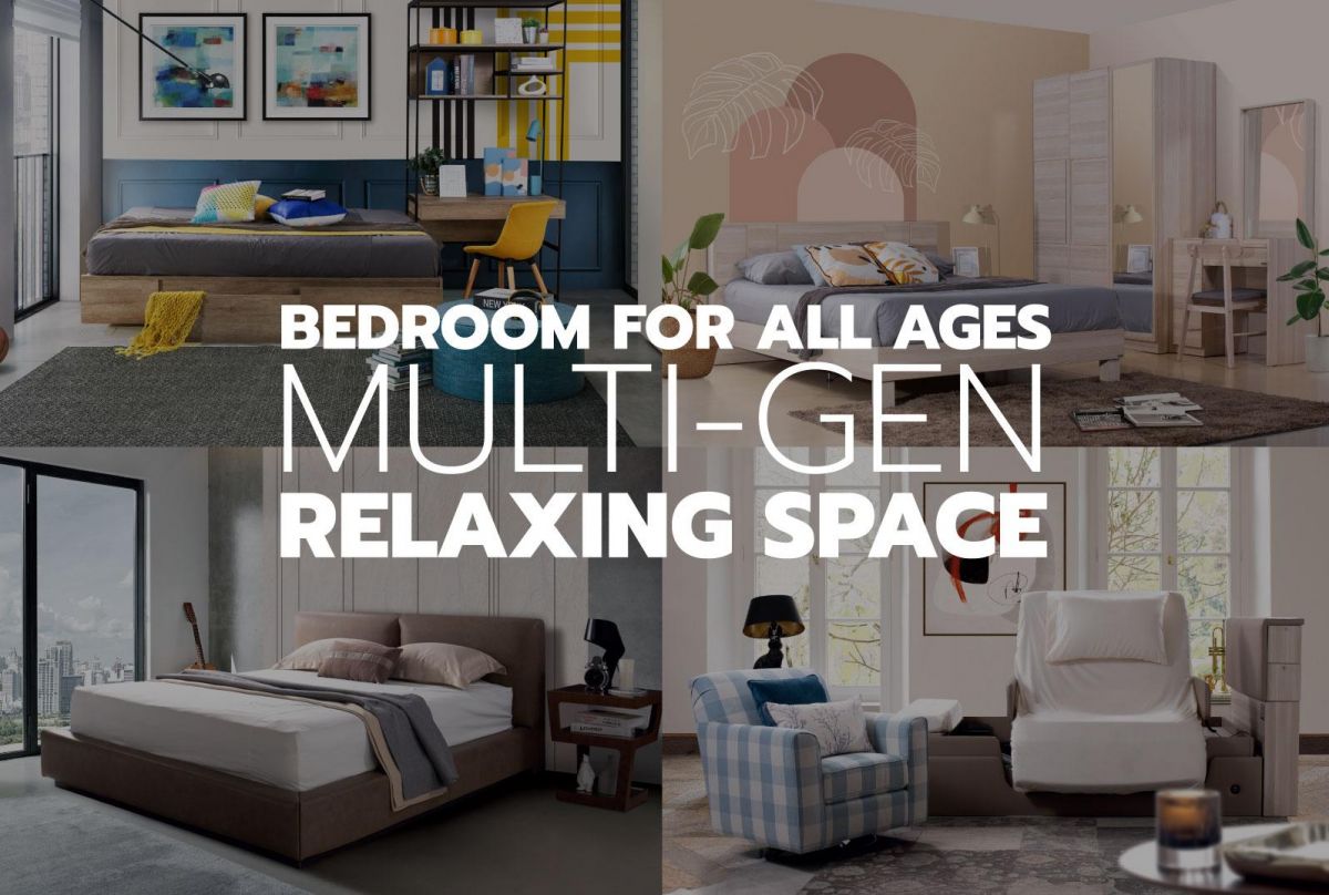 4 ไอเดียแต่งห้องนอน 4 วัย Bedroom for All Ages Multi-Gen Relaxing Space