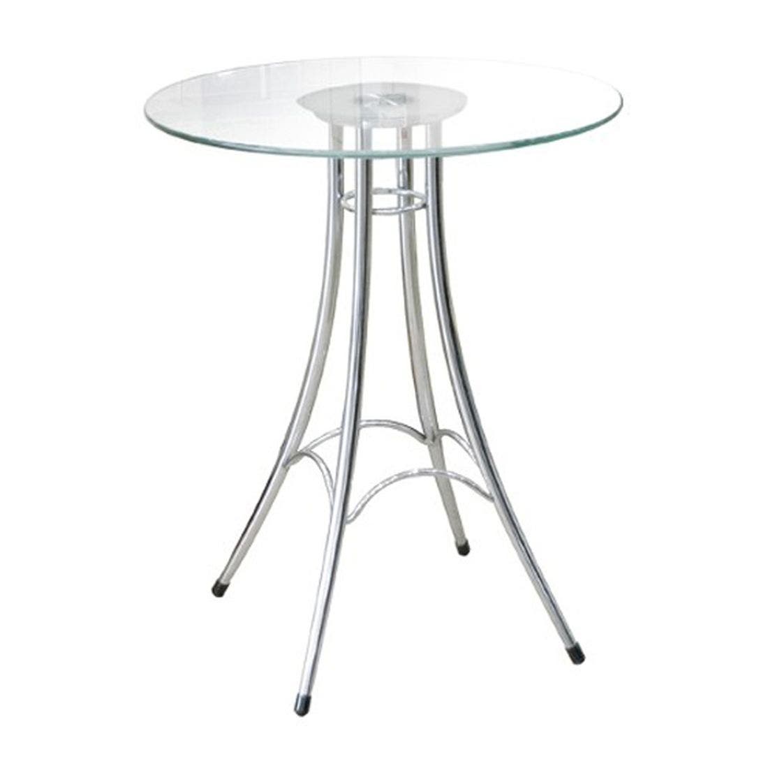 โต๊ะทานอาหาร โต๊ะอาหารขาเหล็กท๊อปกระจก รุ่น Ieffel-SB Design Square