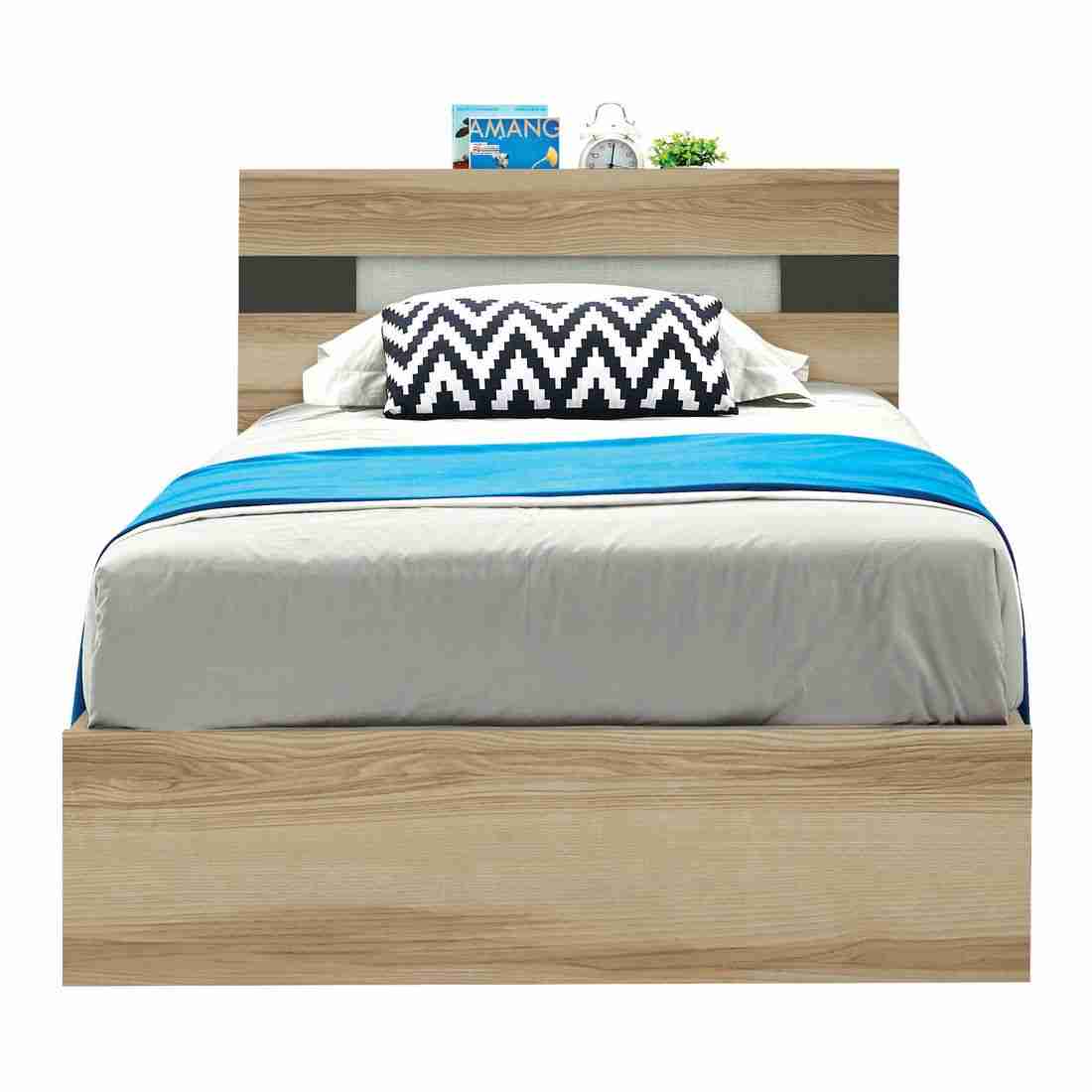 ชุดห้องนอน เตียง รุ่น Harper สีสีโอ๊ค-SB Design Square