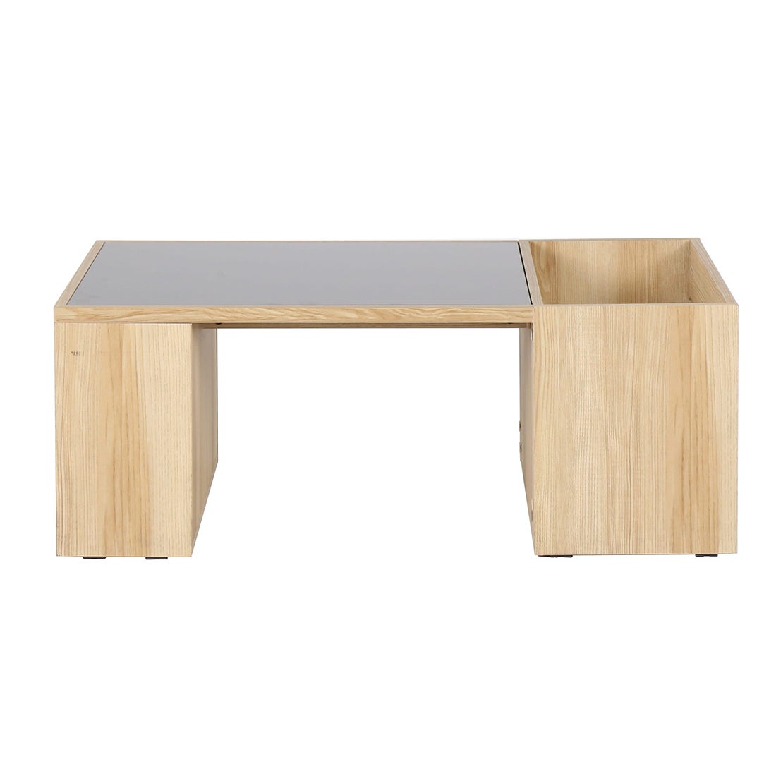 โต๊ะกลาง โต๊ะกลางไม้ท๊อปกระจก รุ่น Montina-SB Design Square
