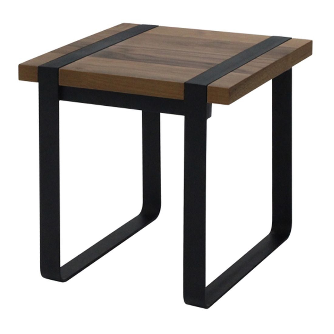 โต๊ะข้าง โต๊ะข้างเหล็กท๊อปไม้ รุ่น G-Nine-SB Design Square