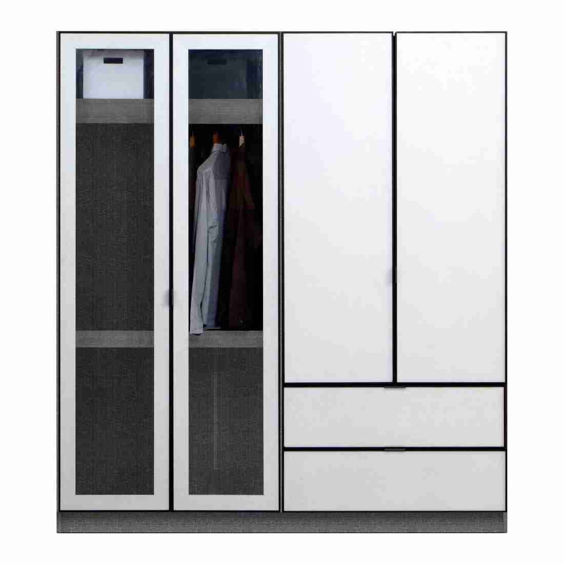 ชุดห้องนอน ตู้เสื้อผ้าบานเปิด รุ่น Paris-SB Design Square