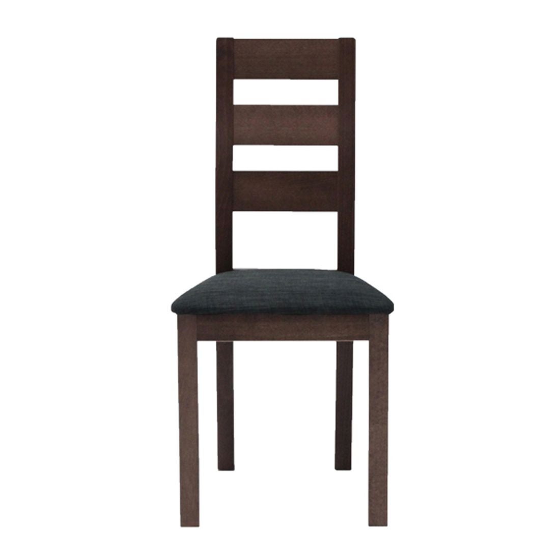 เก้าอี้ทานอาหาร เก้าอี้ไม้เบาะผ้า รุ่น Everly สีสีน้ำตาล-SB Design Square