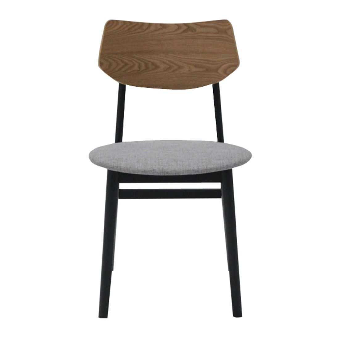 เก้าอี้ทานอาหาร เก้าอี้ไม้เบาะผ้า รุ่น M-Pazo สีสีเทา-SB Design Square
