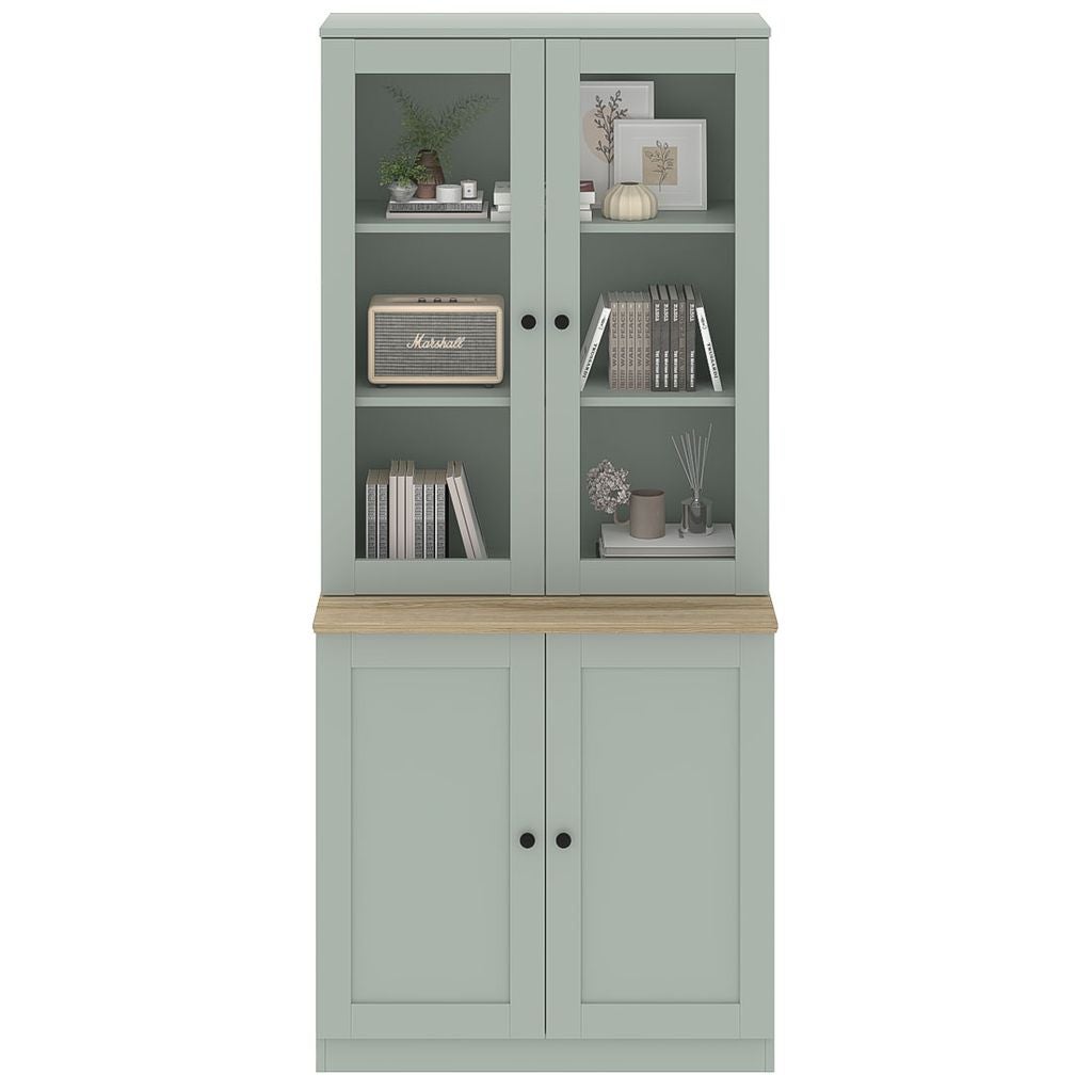 Storage Furniture High Cabinet 80 cm. Moneta  Ultima Grey Gray สีเทา1