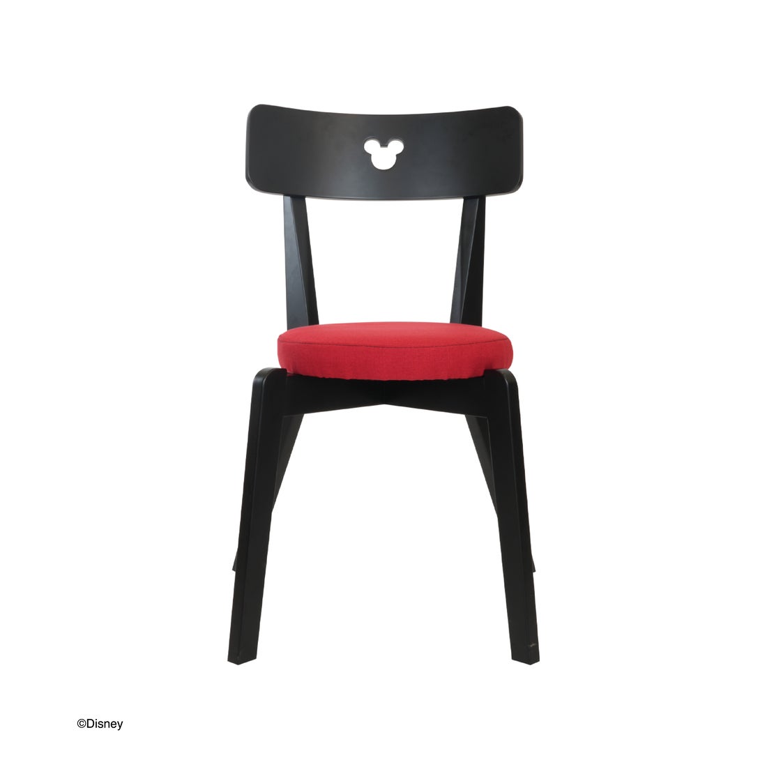 เก้าอี้ไม้ล้วน Disney รุ่น MICKEY-RETRO สีดำ