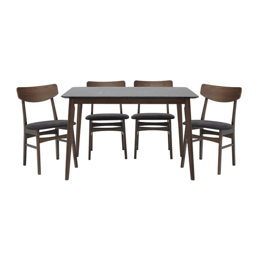 โต๊ะทานอาหาร รุ่น Morsen สีสีลายไม้ธรรมชาติ-SB Design Square