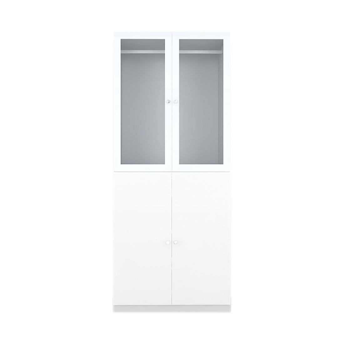 ตู้เสื้อผ้า รุ่น Blox 2.0 ขนาด 100 ซม. สีขาว Mid Gloss01